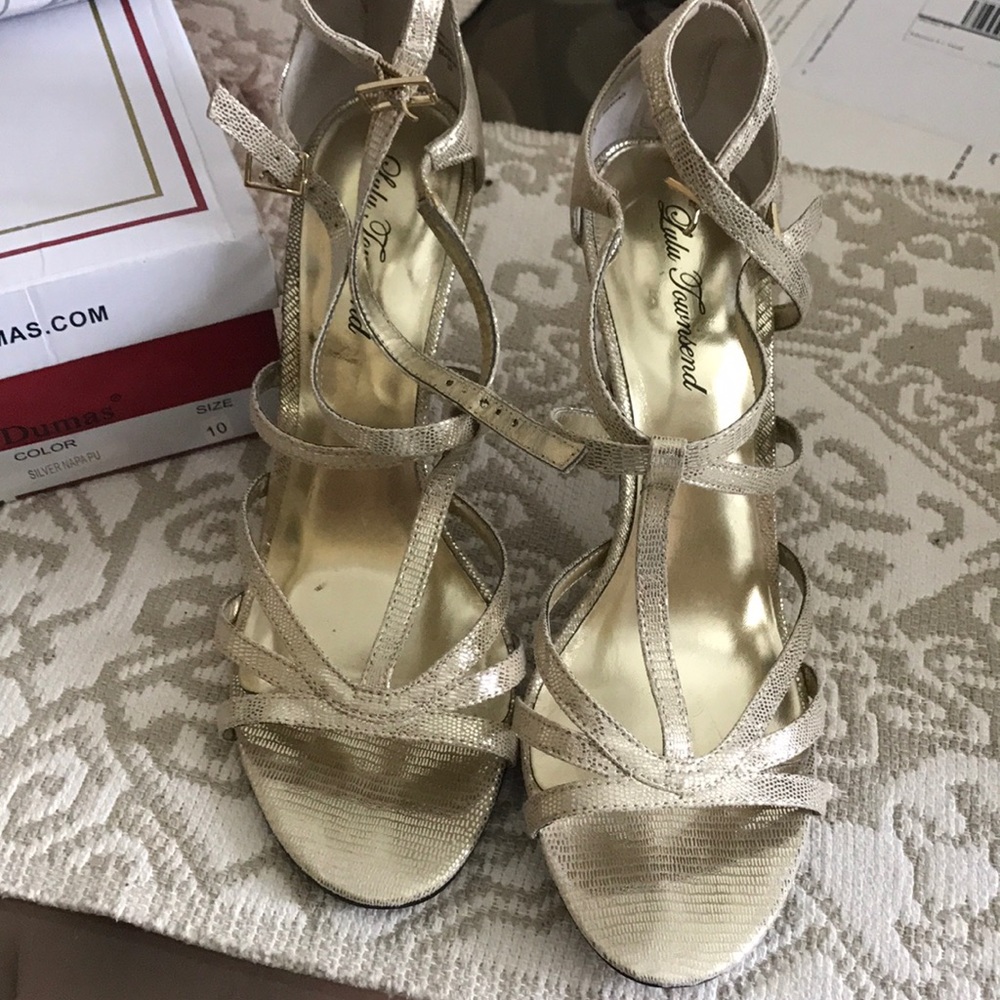 Gold heels